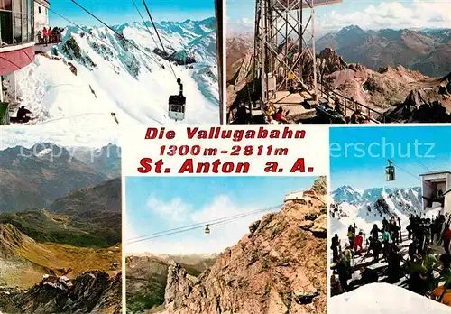 AK / Ansichtskarte Seilbahn Valluga St. Anton am Arlberg  Kat. Bahnen