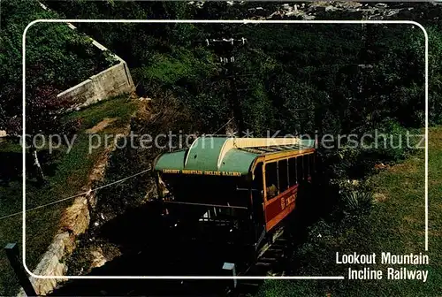 AK / Ansichtskarte Zahnradbahn Lookout Mountain Incline Railway Chattanooga Tennessee  Kat. Bergbahn