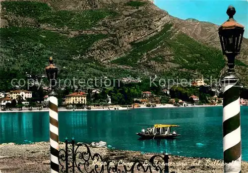 AK / Ansichtskarte Tremezzo Lago di Como La Tremerrina dal Balbianel Lago di Como Comersee Kat. 