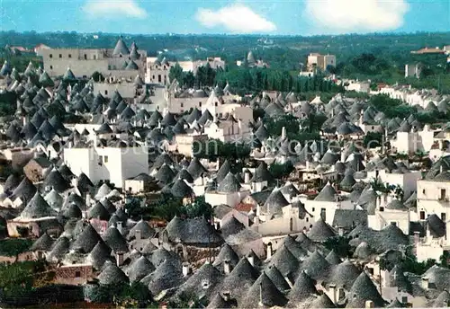 AK / Ansichtskarte Alberobello Apulien Panorama dei Trulli Zona Monumentale Kat. Bari