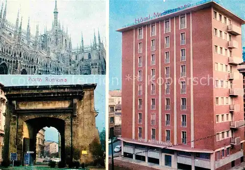 AK / Ansichtskarte Milano Hotel Mediterraneo Porta Romana Kat. Italien