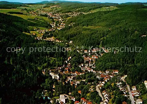 AK / Ansichtskarte Triberg Schwarzwald Fliegeraufnahme Kat. Triberg im Schwarzwald