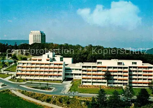 AK / Ansichtskarte Lahnstein Fliegeraufnahme Klinik Lahnhoehe am Kurpark Kat. Lahnstein