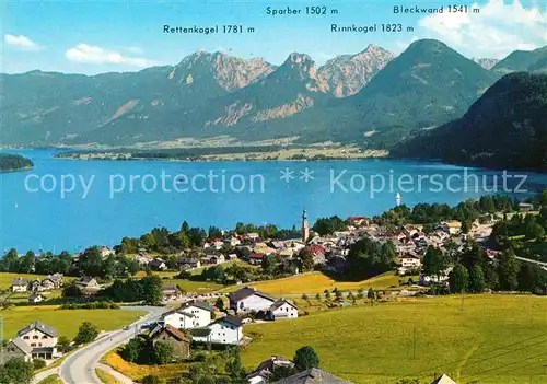 AK / Ansichtskarte St Gilgen Salzkammergut Rettenkogel Sparber Bleckwand Kat. St Gilgen Wolfgangsee