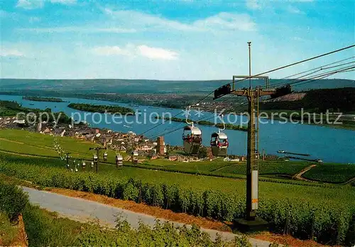 AK / Ansichtskarte Ruedesheim Rhein Kabinenseilbahn Kat. Ruedesheim am Rhein