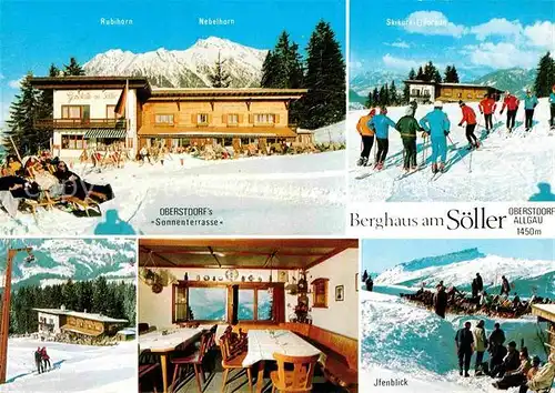 AK / Ansichtskarte Oberstdorf Berghaus am Soeller Kat. Oberstdorf