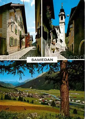 AK / Ansichtskarte Samedan Ortspartien Kat. Samedan