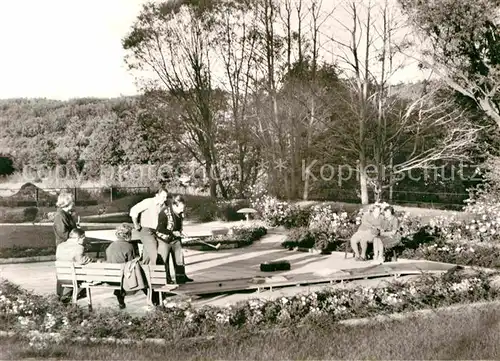 AK / Ansichtskarte Bad Stuer Spielplatz am Ferienobjekt des Kohlehandels am Plauer See Minigolf Kat. Stuer