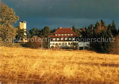 AK / Ansichtskarte Onstmettingen Hoehengasthof Wanderheim Naegelehaus Herbststimmung Kat. Albstadt