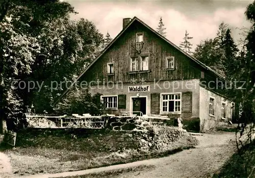 AK / Ansichtskarte Venusberg Zschopau Pension Waldhof Gelenau Kat. Venusberg