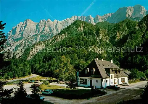 AK / Ansichtskarte Johnsbach Steiermark Gasthof Bachbruecke Kat. Johnsbach