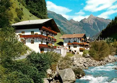 AK / Ansichtskarte Mayrhofen Zillertal Haus Bertoni Zillergrund Kat. Mayrhofen