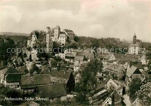 AK / Ansichtskarte Hohnstein Saechsische Schweiz Burg Kat. Hohnstein