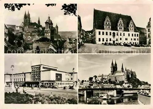 AK / Ansichtskarte Meissen Elbe Sachsen Bahnhof Albrechtsburg Dom  Kat. Meissen