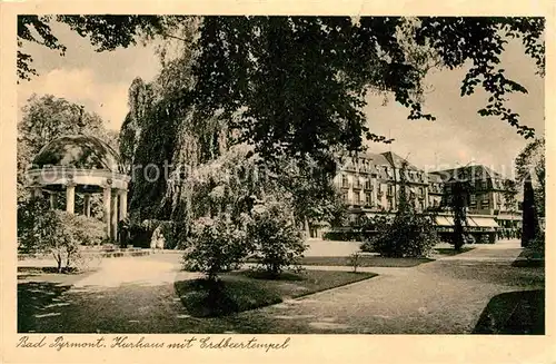 AK / Ansichtskarte Bad Pyrmont Kurhaus mit Erdbeertempel Kat. Bad Pyrmont