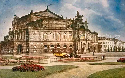 Dresden Opernhaus Kat. Dresden Elbe