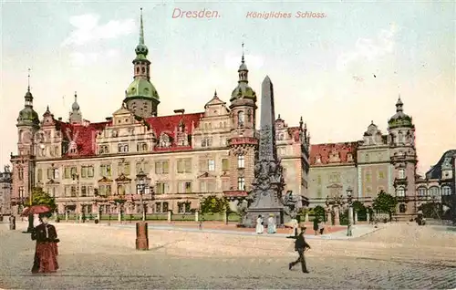 AK / Ansichtskarte Dresden Koenigliches Schloss
Koenigliches Schloss Kat. Dresden Elbe