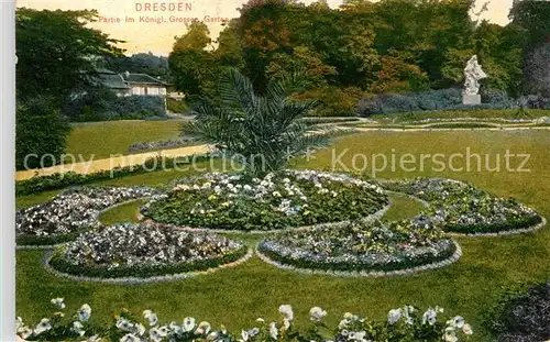 AK / Ansichtskarte Dresden Grosser Garten Kat. Dresden Elbe