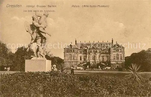 AK / Ansichtskarte Dresden Grosser Garten Palais  Kat. Dresden Elbe