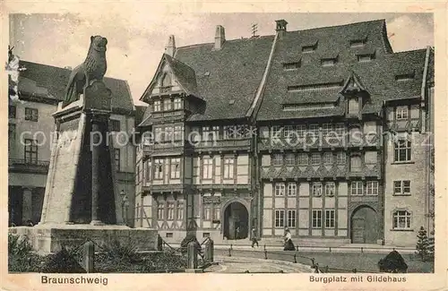 AK / Ansichtskarte Braunschweig Burgplatz Gildehaus Kat. Braunschweig