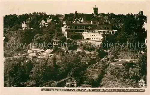 AK / Ansichtskarte Foto Hahn Nr. 4258 Dresden Weisser Hirsch Luisenhof  Kat. Fotografie