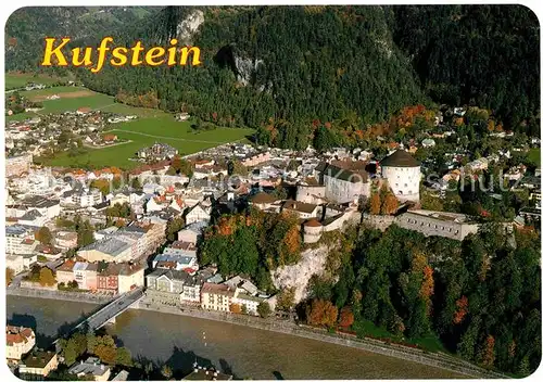 AK / Ansichtskarte Kufstein Tirol Historische Festung am Inn Heimatmuseum Fliegeraufnahme Kat. Kufstein