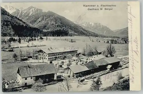 Hammer bei Fischbachau Gasthaus M. Berger x 1920