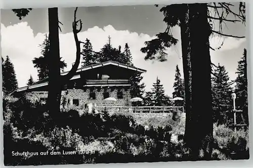 Bayrischer Wald Lusen Schutzhaus o 1955