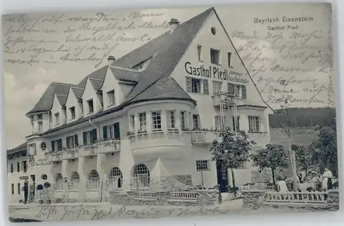 Bayerisch Eisenstein Gasthof Pledl x 1911