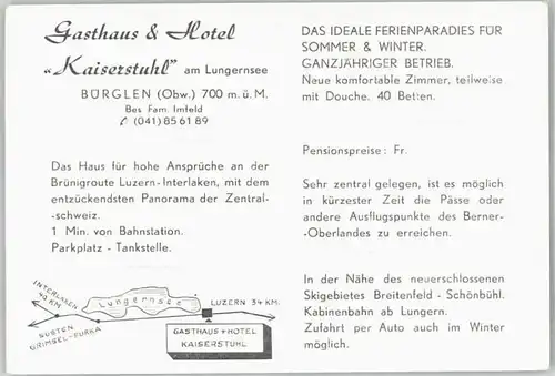 Buerglen Buerglen Gasthaus Kaiserstuhl * /  /