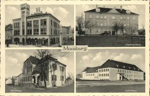 Moosburg Moosburg Krankenhaus Forsthaus Schule Rathaus * /  /