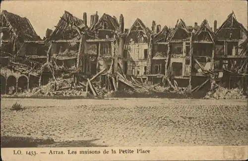 Arras Maison Petite Place Zerstoerung *