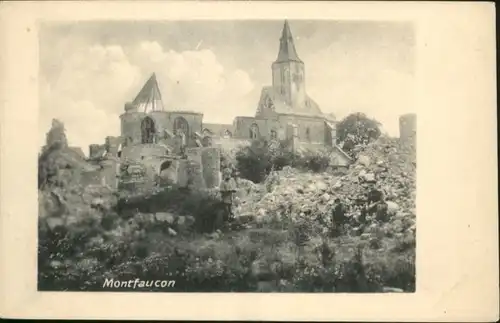 Montfaucon Zerstoerung *