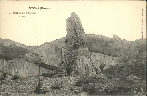 Nyons Le Rocher de l'Aiguille *