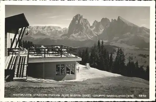 Siusi Siusi Ristorante Stazione Funivia Gruppo Sassolungo * / Italien /Italien