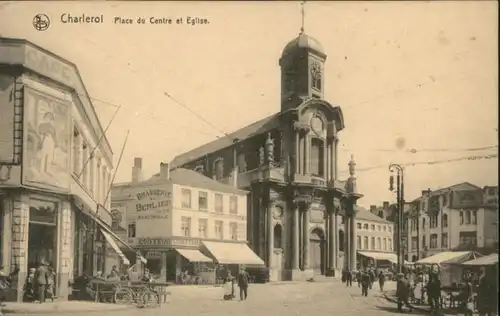 Charleroi Place du Centre Eglise *