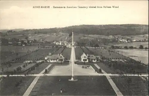 Aisne-Marne Entrance to American Cemetery *