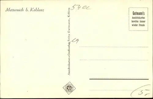 AK / Ansichtskarte Metternich  *