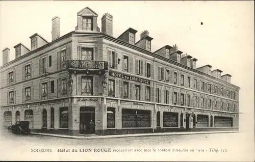 AK / Ansichtskarte Soissons Hotel Lion Rouge *