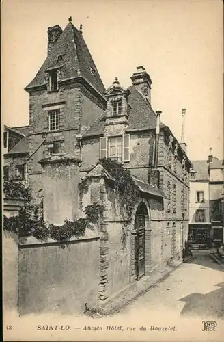 Saint-Lo Ancien Hotel Rue du Rouzelet /  /