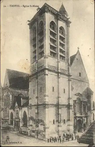 AK / Ansichtskarte Troyes Eglise St Nizier