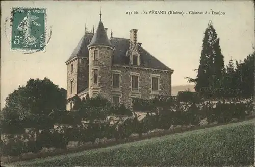 AK / Ansichtskarte Saint-Verand Chateau Donjon
