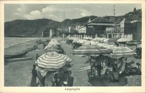 Laigueglia Strand  / Italien /Italien