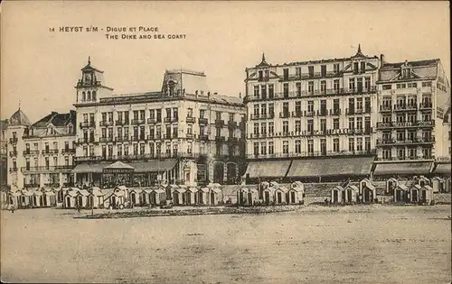 Heyst-sur-Mer Digue et Plage Kat. 