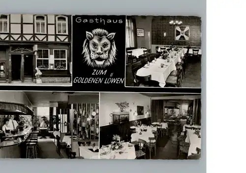 Hann. Muenden Gasthaus zum goldenen Loewen /  /