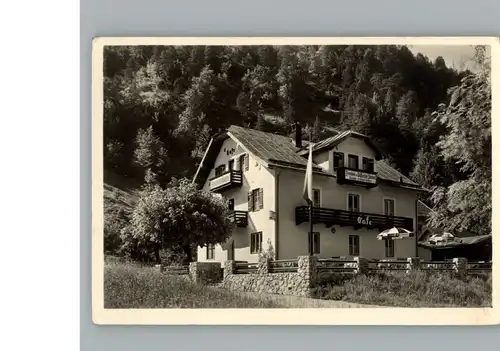 AK / Ansichtskarte Bad Reichenhall Cafe weissbachschlucht /  /