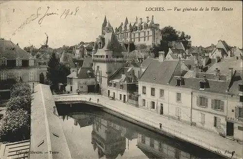 AK / Ansichtskarte Loches Vue generale de la Ville Haute /  /