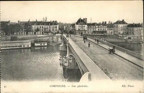 Compiegne Bruecke  Kat. Compiegne