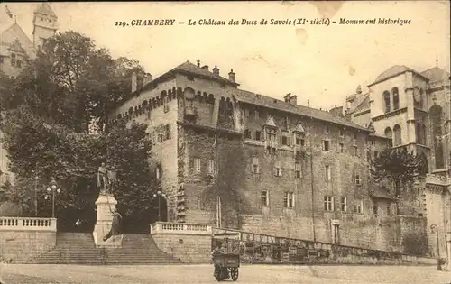 Chambery Chateau Ducs Monument Historique Kat. Chambery