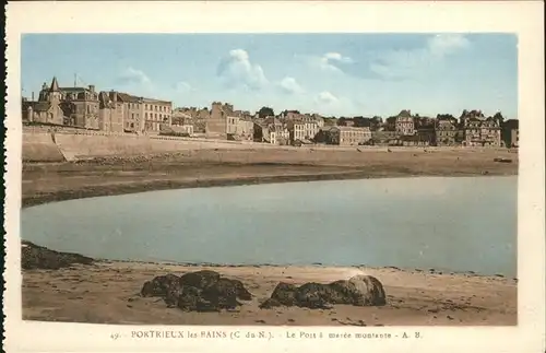 Portrieux les Bains Port a maree montante